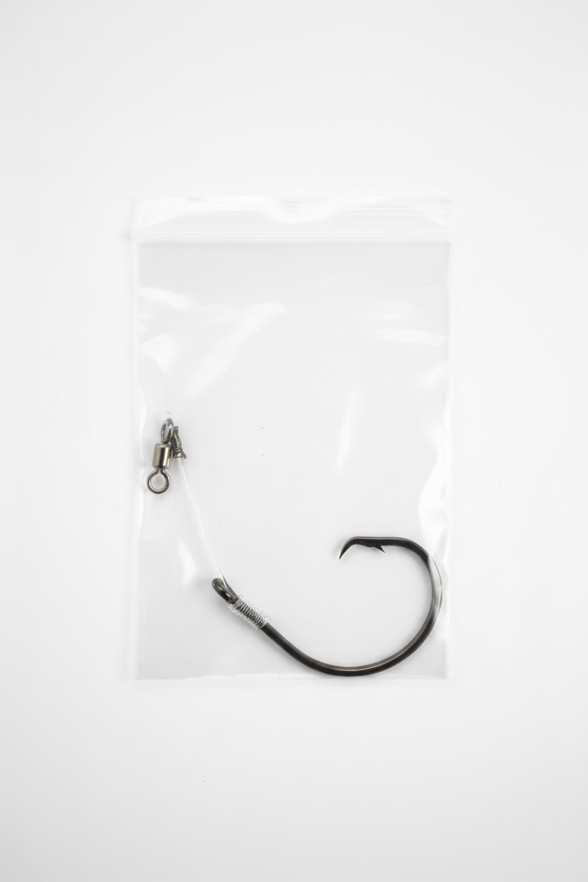 Hand-Tied Red Drum Rig - 2" Snell - 10/0 Circle Hook