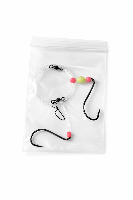 High-Low rig- 2x j” octopus Hook