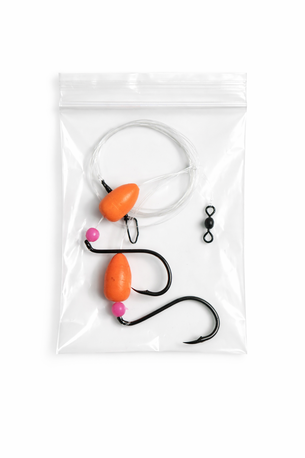 High-Low rig- 2x j” octopus Hook