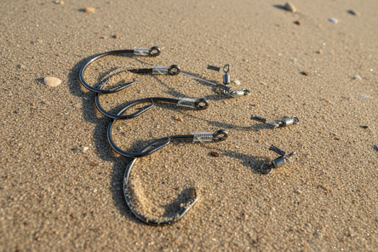 Red Drum Circle Hook Rig - 4 Pack - 10/0 Circle Hook