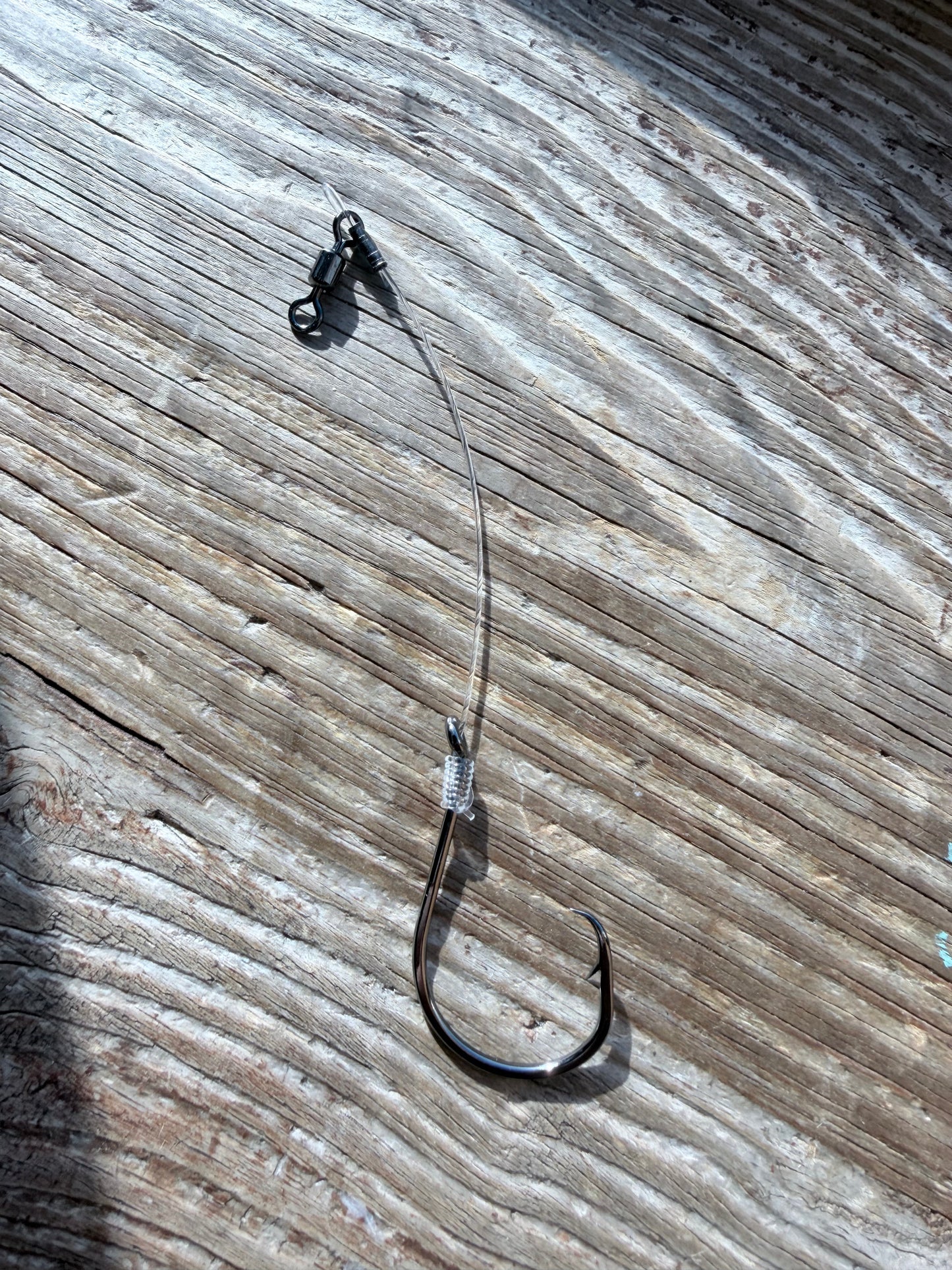 Hatteras Style Drum Rig – 8/0 Hook on 60lb Leader
